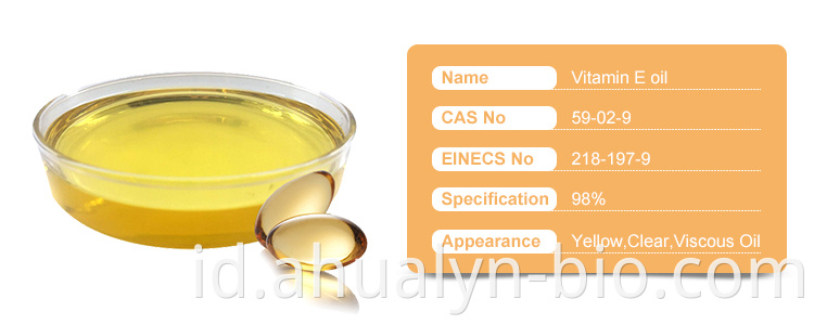 Vitamin E Oil specification